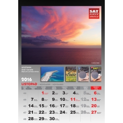 Kalendarz SAT Kuriera 2016