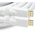 Kabel HDMI biały 19pin HQ 10m