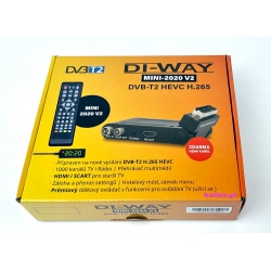 Odbiornik DVB-T/T2 HEVC DI-WAY 2020 Mini