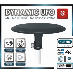 Antena szerokopasmowa Red Eagle Dynamic UFO dookólna