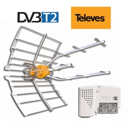 Antena Televes Ellipse UHF + zasilacz