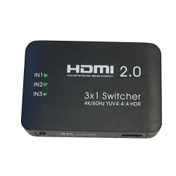 Przełącznik HDMI 3x1 4K/60Hz z pilotem