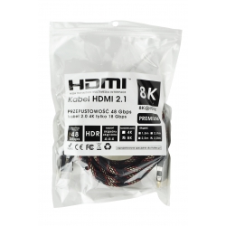 Kabel HDMI 2.1 8K Hollex UHD 3,0m