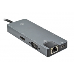 Adapter USB-C 8in1 hub wielofunkcyjny