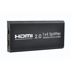 Rozdzielacz HDMI 1x4 4K 60Hz YUV 4:4:4 HDR