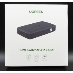 Przełącznik HDMI 3x1 4K/30Hz z pilotem Ugreen