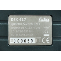 Konwerter Quad Fuba DEK 417 LTE