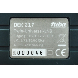 Konwerter Twin Fuba DEK 217 LTE