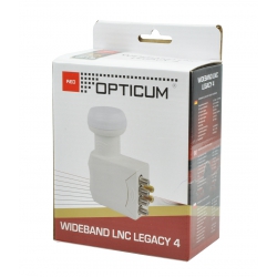 Konwerter Opticum RED Wideband + 4 SAT Legacy