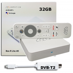 Mini PC Homatics BOX R 4K Lite + Tuner DVB-T2 na USB