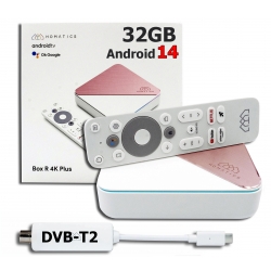 Mini PC Homatics BOX R Plus 4K + Tuner DVB-T2 na USB-C
