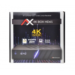 Odbiornik AX 4KBOX HD61 Combo